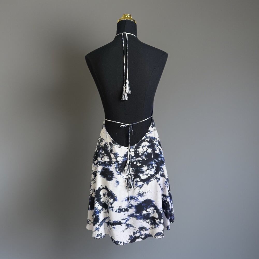 100% Silk Rory Beca Tie Dye Slip Dress | Boho | Festival | Backless | Cool Girl - Picture 15 of 15